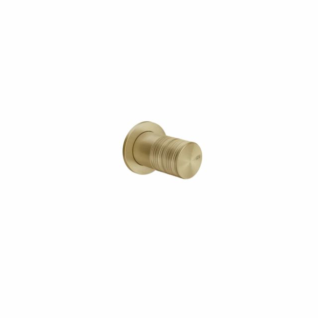 Gessi Habito Trame Miscelatore a parete a 1 via 70399+54055-Brass Brushed PVD