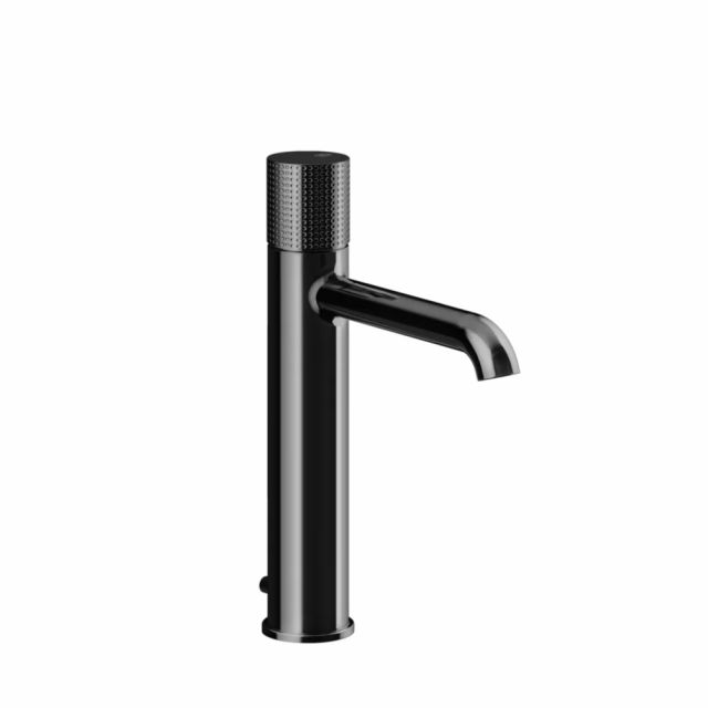 Gessi Habito Cesello Miscelatore lavabo medio 70405-Black Metal PVD