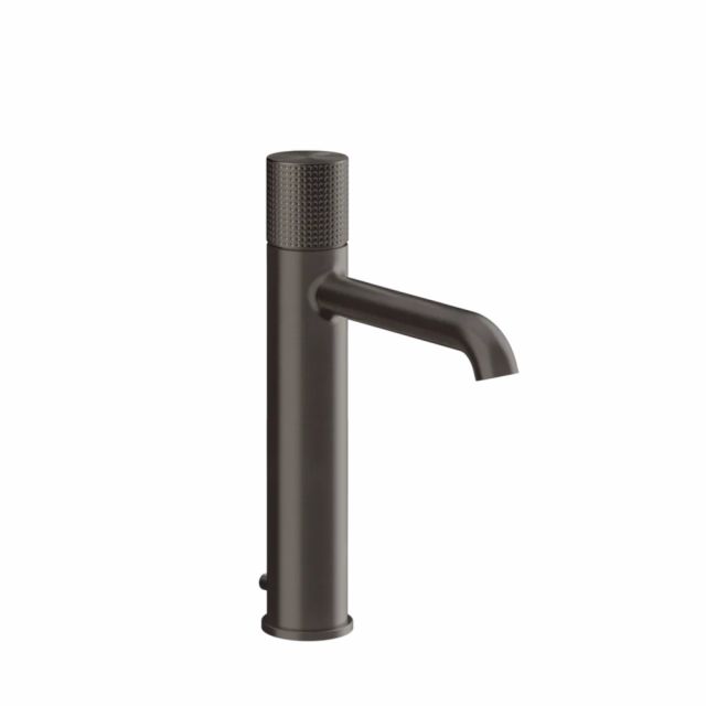 Gessi Habito Cesello Miscelatore lavabo medio 70405-Black Metal Brushed PVD