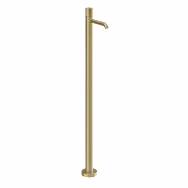 Gessi Habito Cesello Miscelatore lavabo da terra 70495+46189-Brass Brushed PVD