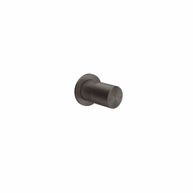 Gessi Habito Cesello Miscelatore a 1 via 70499+54055-Black Metal Brushed PVD