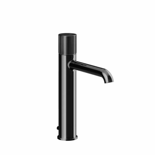 Gessi Habito Rigato Miscelatore lavabo 70505-Black Metal PVD