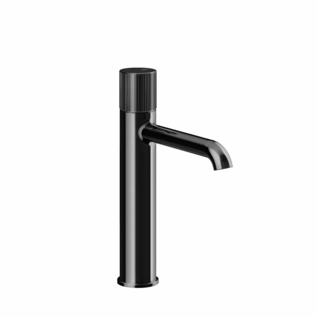 Gessi Habito Rigato Miscelatore lavabo 70506-Black Metal PVD