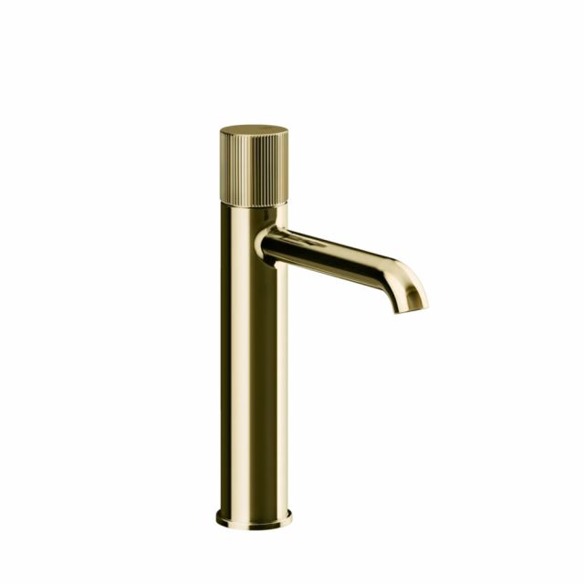 Gessi Habito Rigato Miscelatore lavabo 70506-Brass PVD