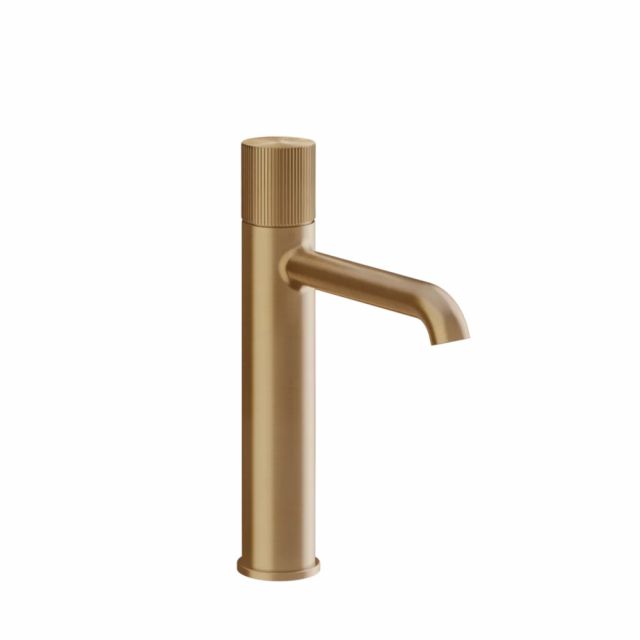 Gessi Habito Rigato Miscelatore lavabo 70506-Warm Bronze Brushed PVD