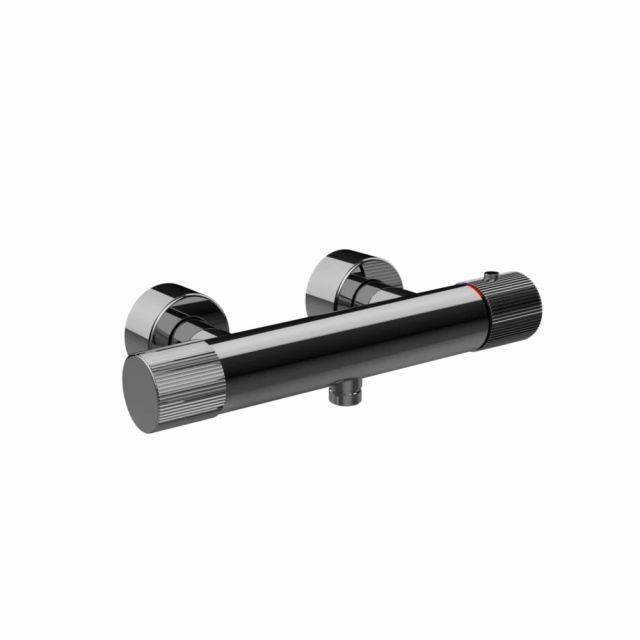 Gessi Habito Rigato Miscelatore doccia termostatico 70533-Black Metal PVD