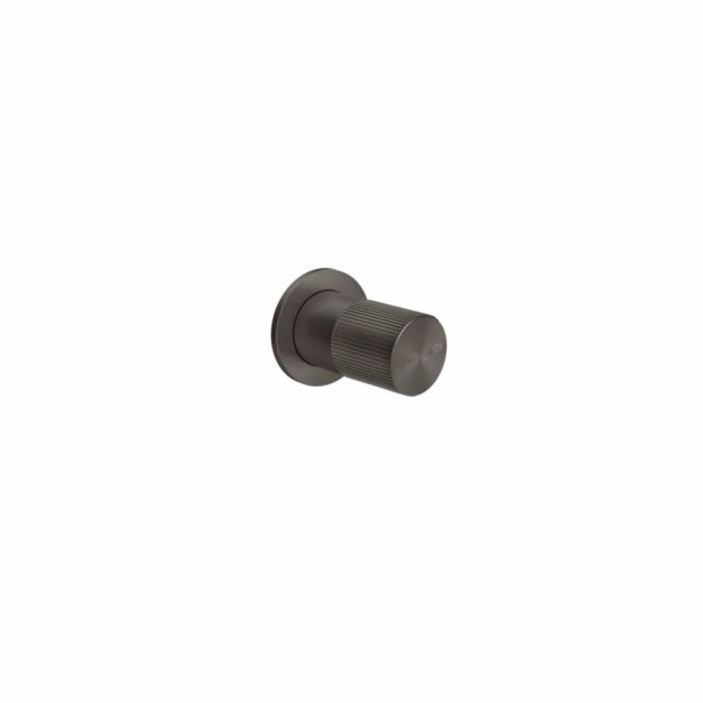 Gessi Habito Rigato Miscelatore a parete 1 via 70599+54055-Black Metal Brushed PVD