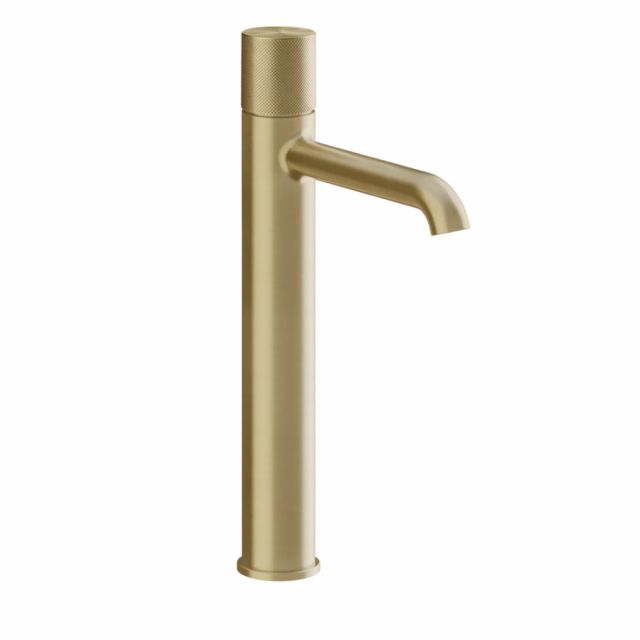 Gessi Habito Diamantato Miscelatore lavabo alto 70604-Brass Brushed PVD