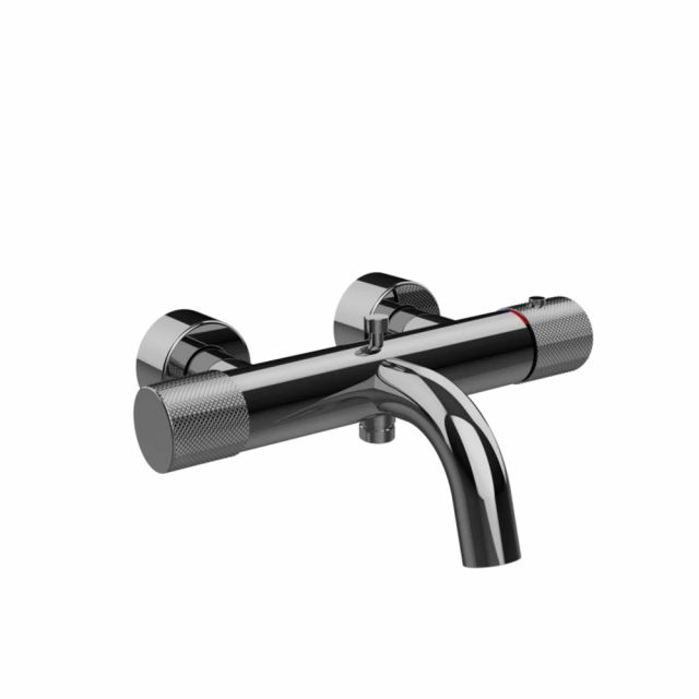 Gessi Habito Diamantato Miscelatore vasca termostatico 70613-Black Metal PVD