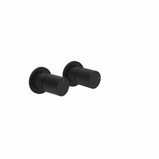 Gessi Habito Diamantato Miscelatore doccia a 2 vie 70679+54073-Matte Black