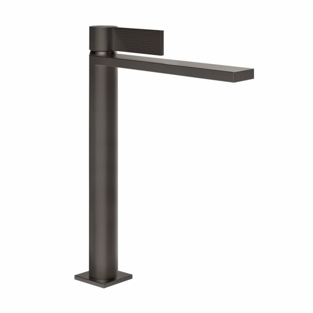 Gessi Inverso Rigato Miscelatore lavabo 73504-Black Metal Brushed PVD