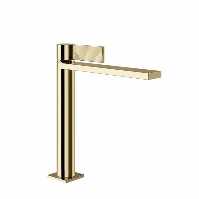 Gessi Inverso Rigato Miscelatore lavabo 73506-Brass PVD