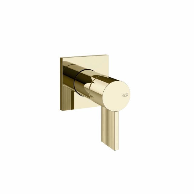 Gessi Inverso Rigato Miscelatore lavabo 73509+63412-Brass PVD
