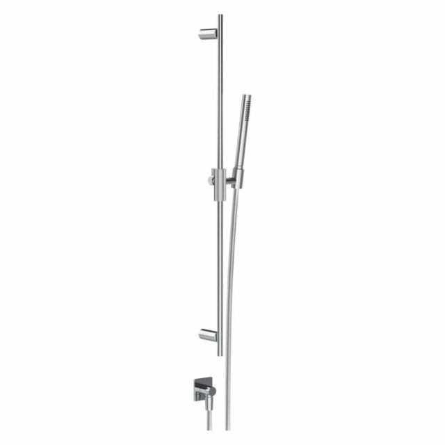 Gessi Inverso Rigato Asta saliscendi con presa acqua 73541-Cromo