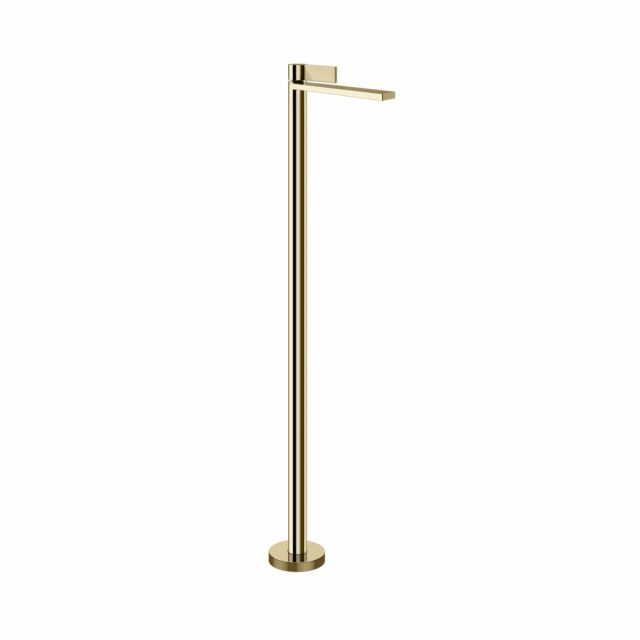 Gessi Inverso Rigato Miscelatore lavabo da terra 73595+46189-Brass PVD