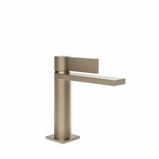 Gessi Inverso Diamantato Miscelatore lavabo basso 73602-Finox Brushed Nickel