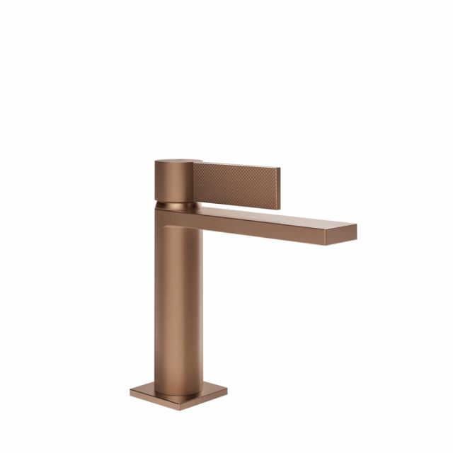 Gessi Inverso Diamantato Miscelatore lavabo basso 73602-Copper Brushed PVD