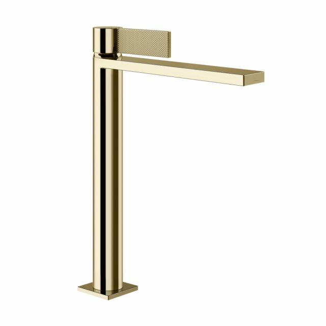 Gessi Inverso Diamantato Miscelatore lavabo alto 73604-Brass PVD