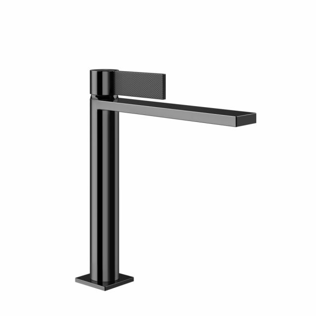 Gessi Inverso Diamantato Miscelatore lavabo medio 73606-Black Metal PVD