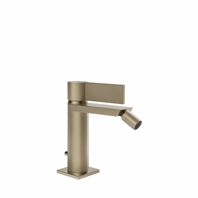 Gessi Inverso Diamantato Miscelatore bidet con scarico 73607-Finox Brushed Nickel
