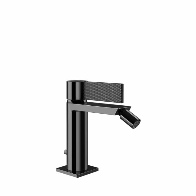 Gessi Inverso Diamantato Miscelatore bidet con scarico 73607-Black Metal PVD