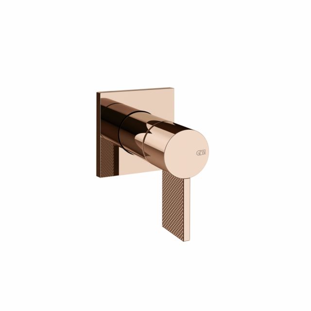 Gessi Inverso Diamantato Miscelatore lavabo a parete 73609+63412-Copper PVD