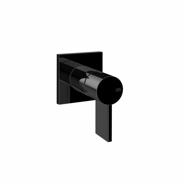 Gessi Inverso Diamantato Miscelatore lavabo a parete 73609+63412-Black Metal PVD