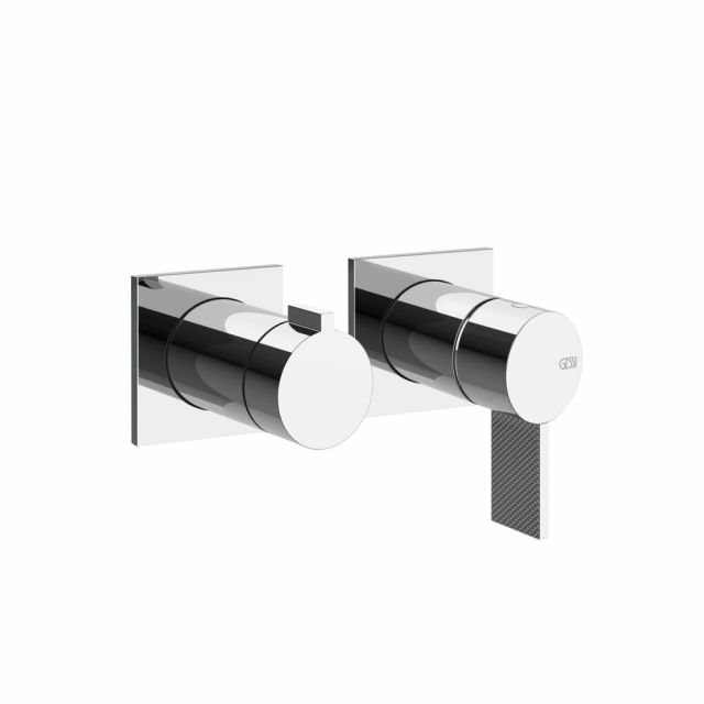 Gessi Inverso Diamantato Miscelatore Doccia a parete 73638+54073
