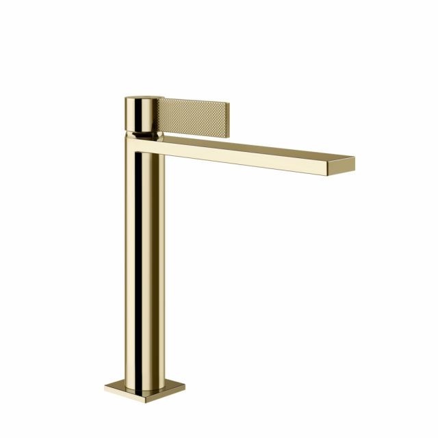 Gessi Inverso Diamantato Miscelatore lavabo medio 73655-Brass PVD