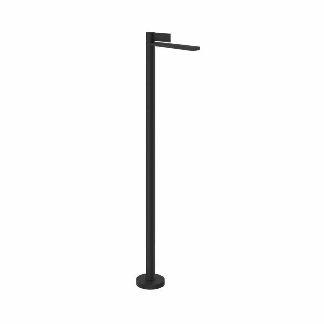 Gessi Inverso Diamantato Miscelatore lavabo da terra 73695+46189-Matt Black