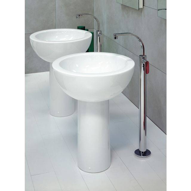 Flaminia Fonte Lavabo 70 in ceramica FN70L+FN70C