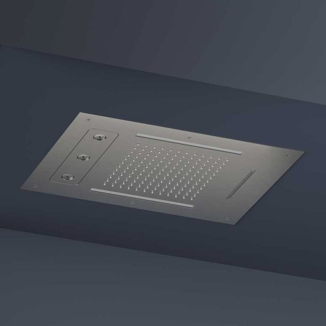 Hotbath Mate Soffione Doccia a Soffitto + Incasso M190-Hotbath Plated Brushed Nickel