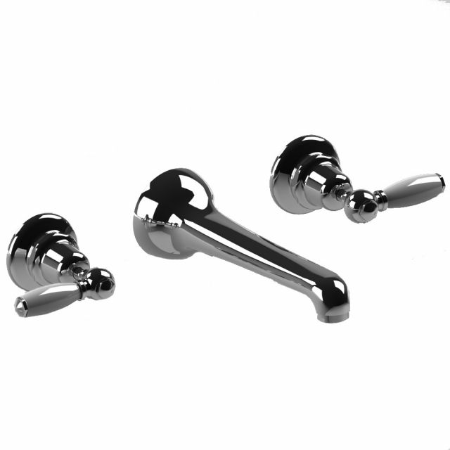 Rubinetteria Stella Italica Leve 3229 Gruppo lavabo da incasso a parete IL01000CR00