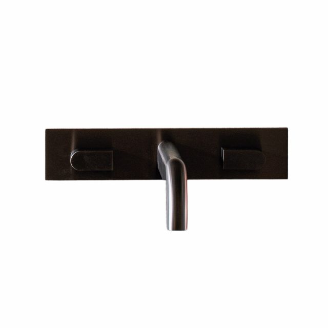 Cea Design Sixty Miscelatore lavabo SIX02+PTR56-Avorio Nero Satinato