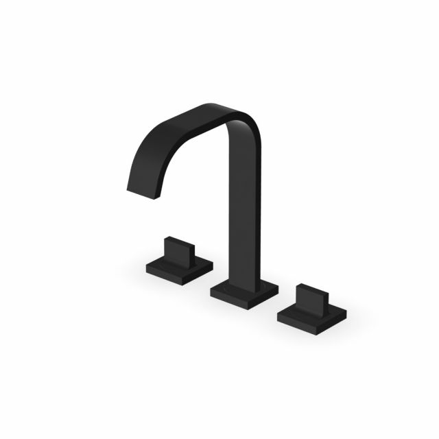 Zucchetti Aguablu Batteria lavabo 3 fori ZA5416-Brushed Total Black PVD