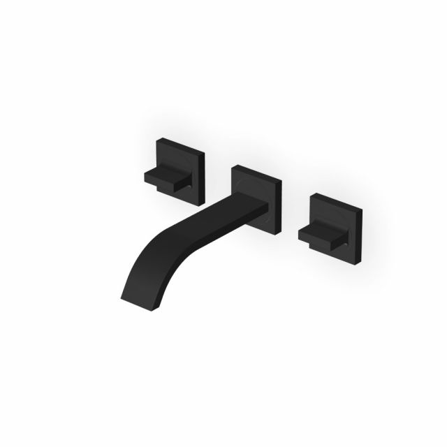 Zucchetti Aguablu Batteria lavabo 3 fori ZA5699-Brushed Total Black PVD