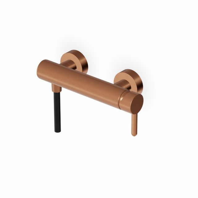 Zucchetti Isy22 Miscelatore monocomando doccia esterno ZIS076-Copper Brushed PVD