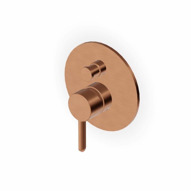 Zucchetti Isy22 Miscelatore monocomando vasca-doccia ZIS775-Copper Brushed PVD