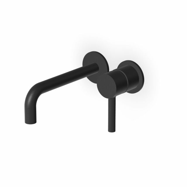 Zucchetti Pan Miscelatore lavabo 2 fori ZP6030-Nero Opaco Goffrato