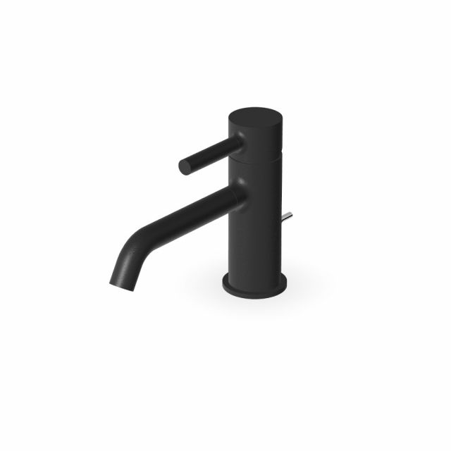 Zucchetti Pan Miscelatore monocomando lavabo con bocca prolungata ZP6247-Nero Opaco Goffrato