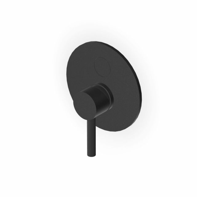 Zucchetti Pan Miscelatore monocomando vasca/doccia ZP6776-Nero Opaco Goffrato