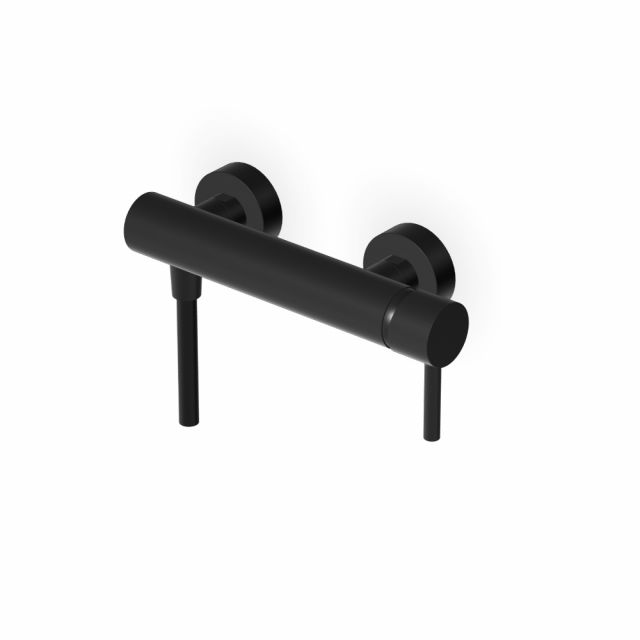 Zucchetti Pan S Miscelatore monocomando doccia esterno ZPA076-Brushed Total Black PVD