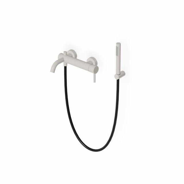 Zucchetti Pan S Miscelatore monocomando vasca-doccia esterno ZPA139-Glossy Gesso