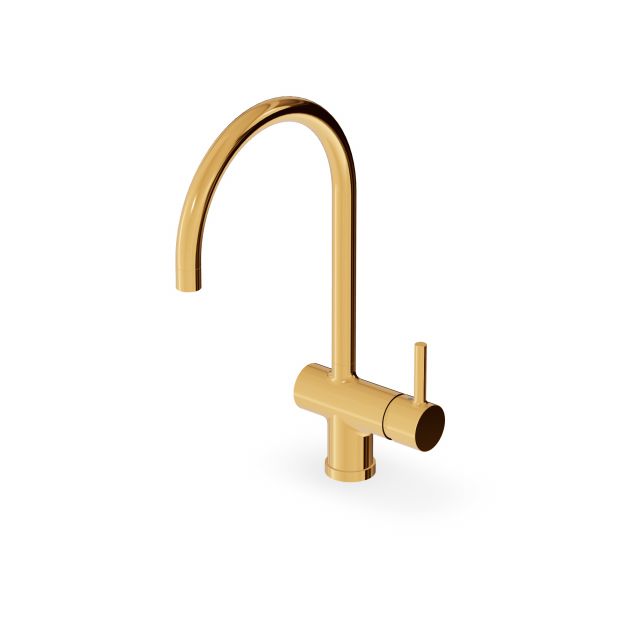 Zucchetti Pan S Miscelatore monocomando con bocca girevole ZPA284-Oro