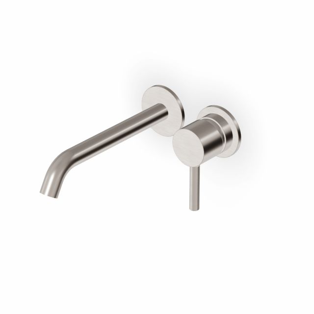 Zucchetti Pan S Miscelatore monocomando lavabo a 2 fori ZPA432-Nichel Spazzolato