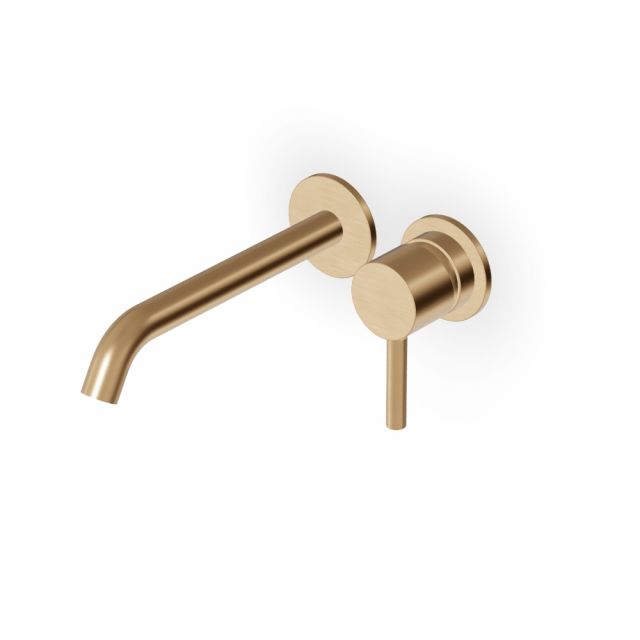 Zucchetti Pan S Miscelatore monocomando lavabo a 2 fori ZPA432-Brushed British Gold PVD