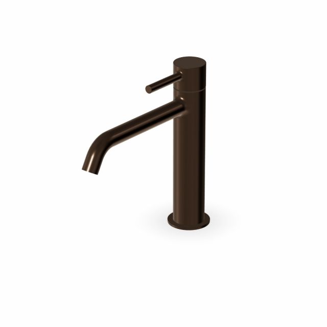 Zucchetti Pan S Miscelatore monocomando lavabo con bocca prolungata ZPA553-Brushed Chocolate PVD