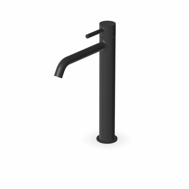 Zucchetti Pan S Miscelatore monocomando lavabo con bocca alta ZPA554-Nero Opaco