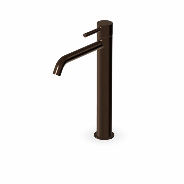 Zucchetti Pan S Miscelatore monocomando lavabo con bocca alta ZPA554-Brushed Chocolate PVD