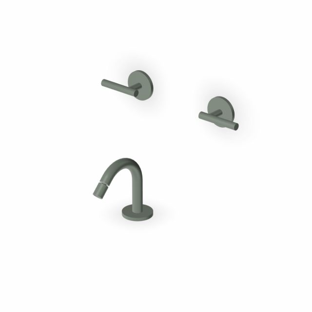 Zucchetti Pan S Batteria bidet con bocca da piano ZPA5775-Pearl Salvia